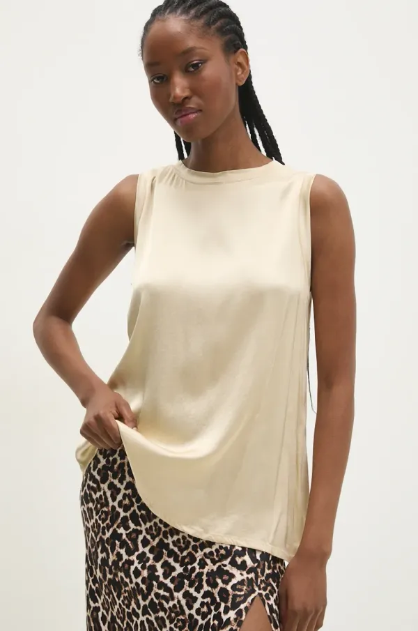 Answear Lab Top Answear Lab ženski, zlata barva