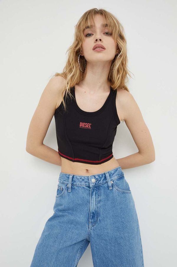 Diesel Top Diesel ženski, črna barva