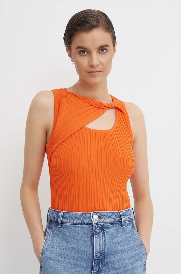 DKNY Top Dkny ženski, oranžna barva, P4BSAN40