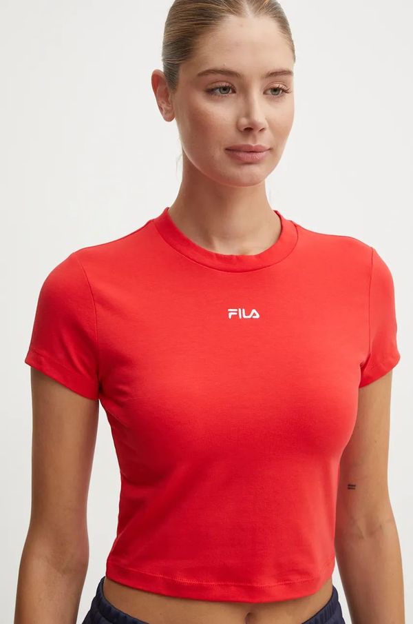 Fila Top Fila Latina ženski, rdeča barva, FAW0744