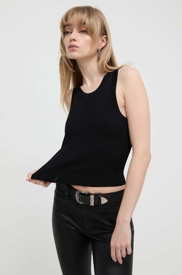 IRO Top IRO ženski, črna barva