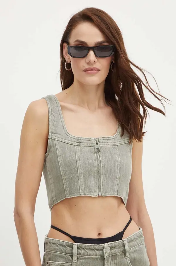 Miss Sixty Top iz jeansa Miss Sixty 6L2XJ2470000 XJ2470  DENIM SHIRT
