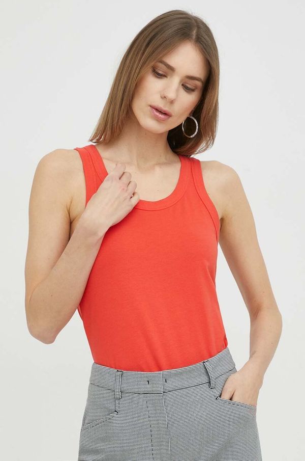 Max Mara Leisure Top Max Mara Leisure ženski, oranžna barva