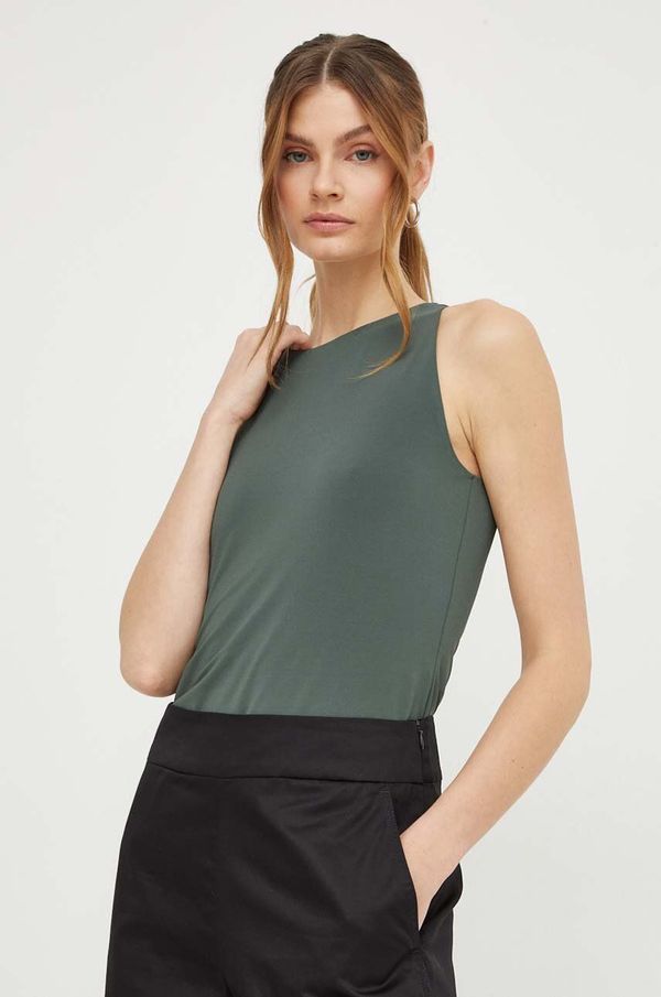 Max Mara Leisure Top Max Mara Leisure ženski, zelena barva