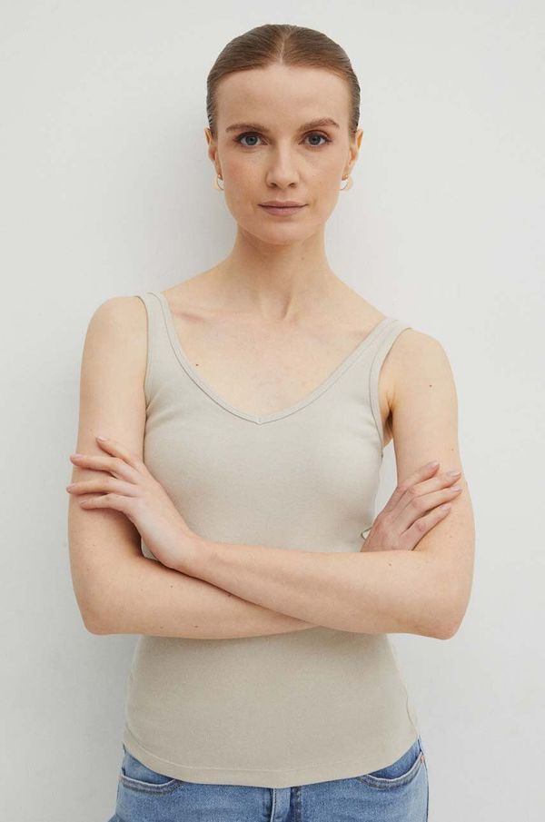 Medicine Top Medicine ženski, bež barva