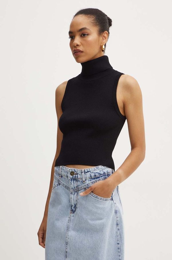 MICHAEL Michael Kors Top MICHAEL Michael Kors ženski, črna barva, MT460Y533D