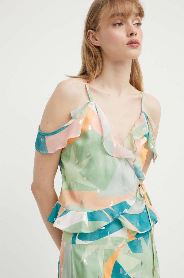 Never Fully Dressed Top Never Fully Dressed zelena barva