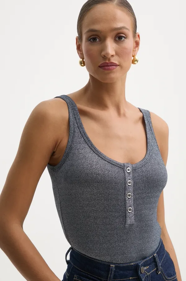 Pinko Top Pinko mornarsko modra barva, 104649 A2CQ