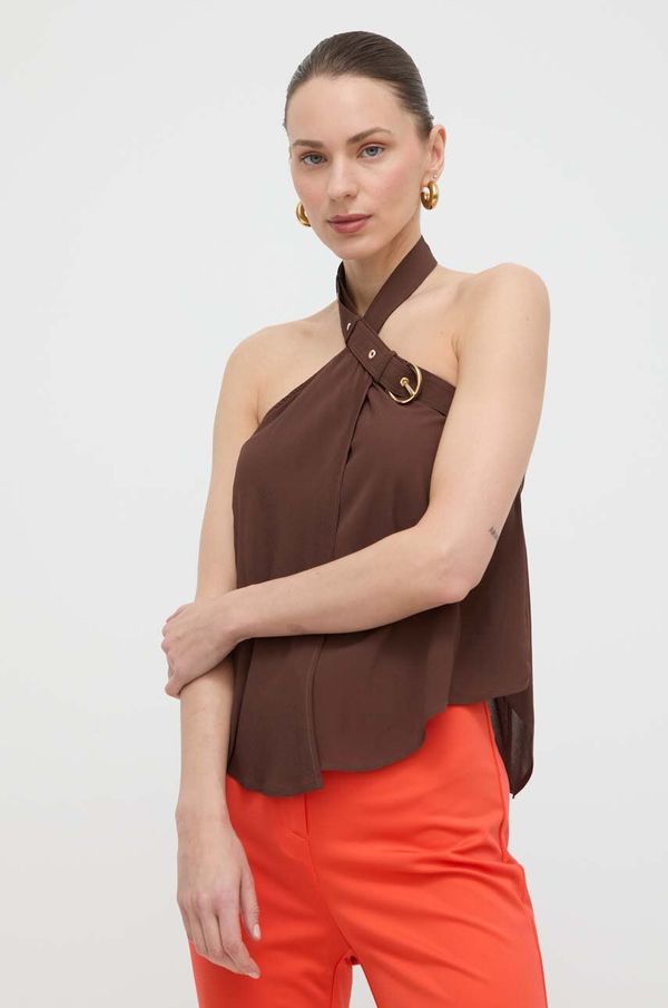 Pinko Top Pinko rjava barva