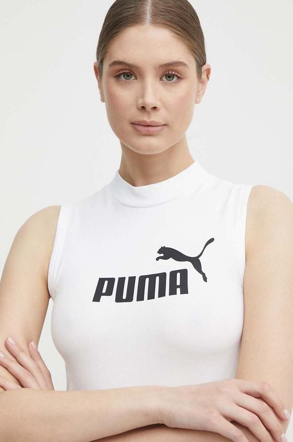 Puma Top Puma ženski, bela barva, 673695