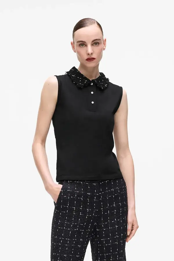 Karl Lagerfeld Top s primesjo volne Karl Lagerfeld