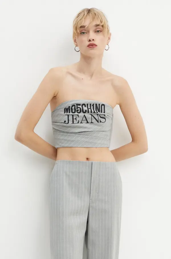 Moschino Jeans Top s primesjo volne Moschino Jeans
