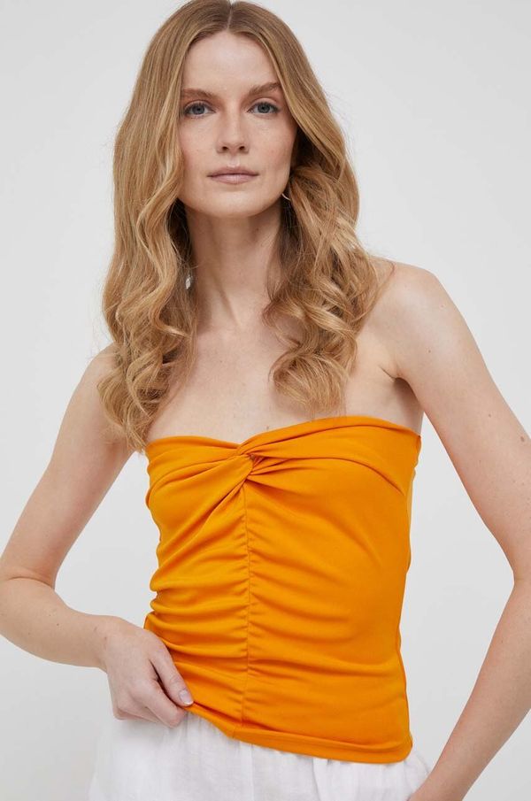Sisley Top Sisley ženski, oranžna barva