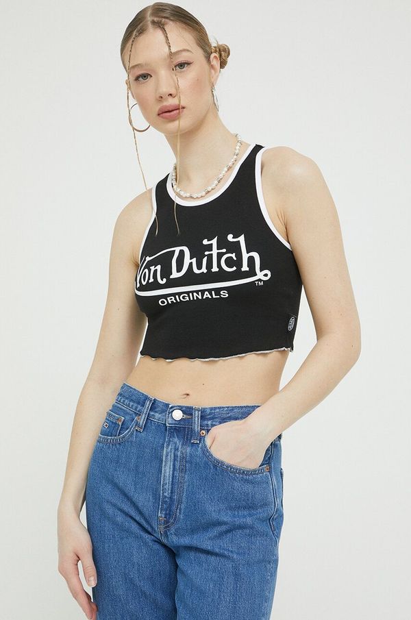 Von Dutch Top Von Dutch ženski, črna barva