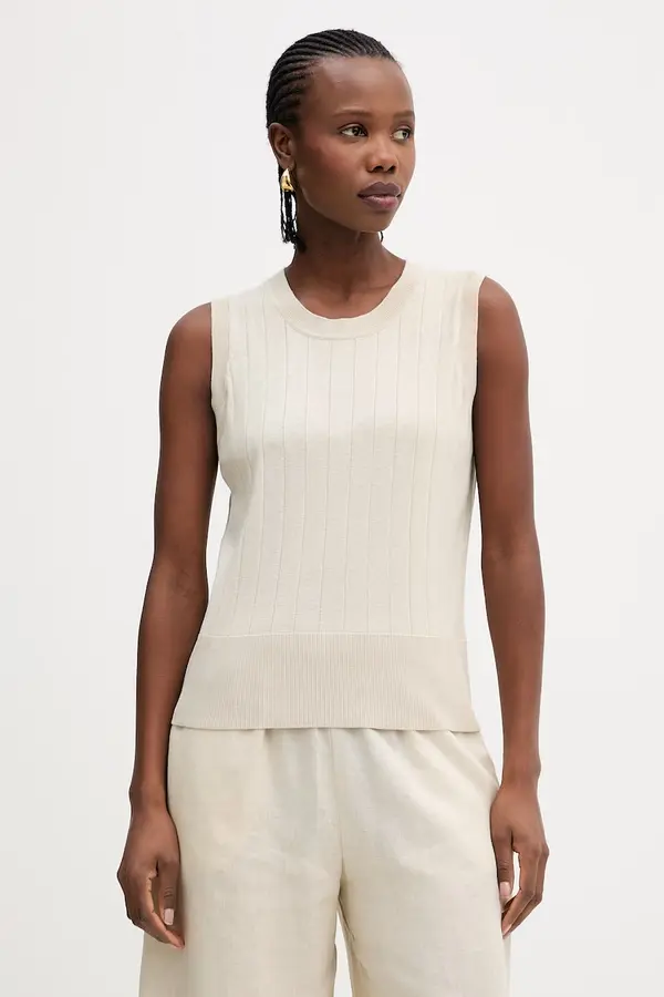 MM by Max Mara Top z dodatkom svile MM by Max Mara RIVA
