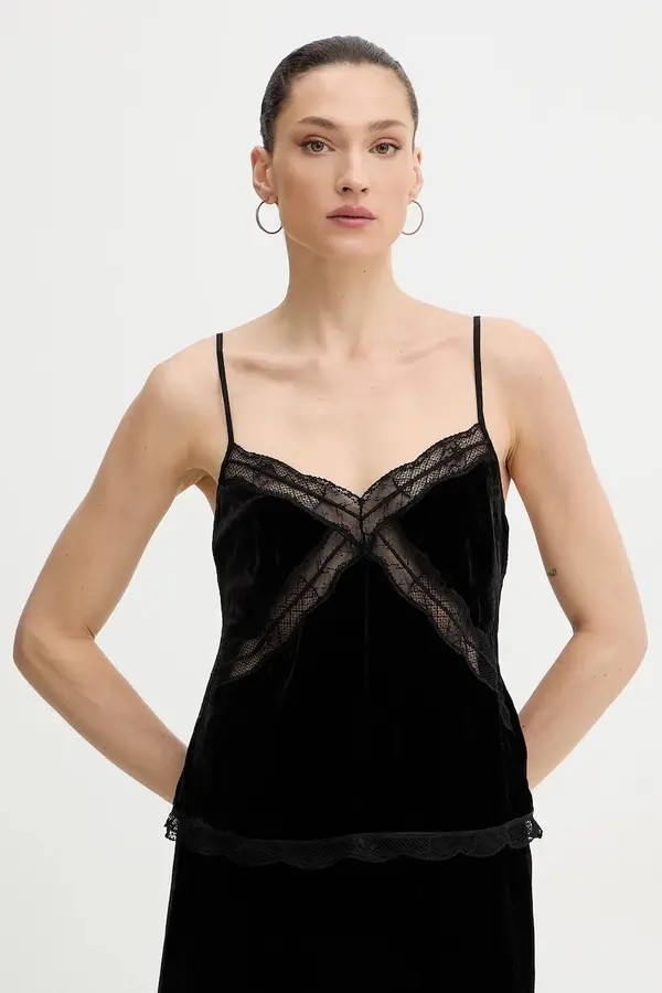 Zadig&Voltaire Top z dodatkom svile ZADIG&VOLTAIRE