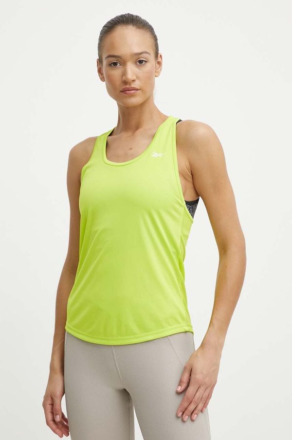 Reebok Top za vadbo Reebok Identity Training zelena barva, 100076271