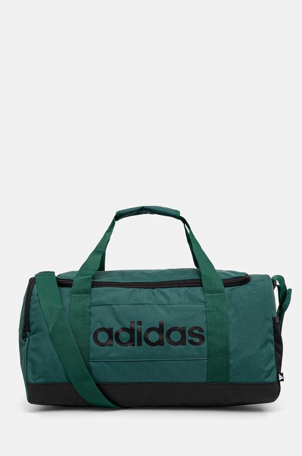 adidas Torba adidas Linear Duffel zelena barva, IN6112