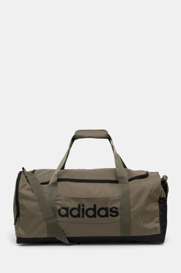adidas Torba adidas Linear Duffel zelena barva, IN6119