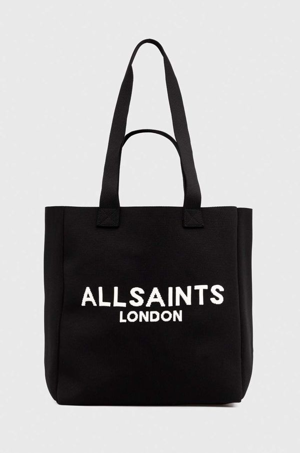 AllSaints Torba AllSaints IZZY črna barva