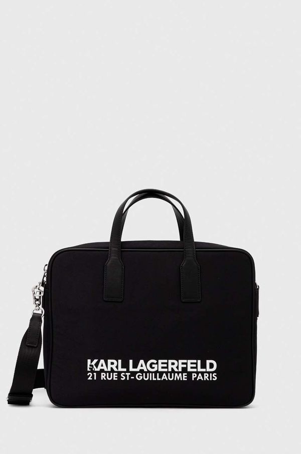Karl Lagerfeld Torba Karl Lagerfeld črna barva