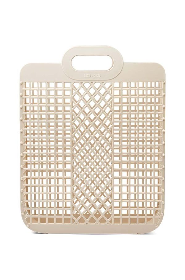 Liewood Torba za plažo Liewood Laureen Basket bež barva, LW17181