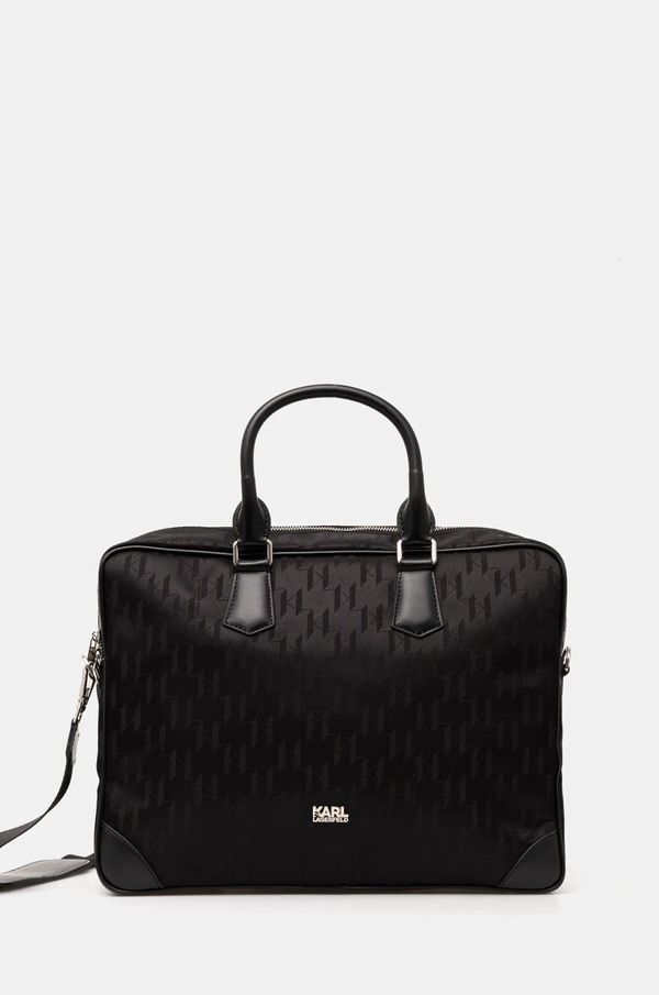 Karl Lagerfeld Torba za prenosnik Karl Lagerfeld črna barva, 544117.805905