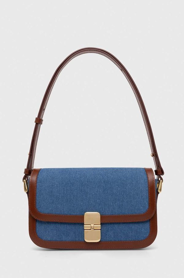 A.P.C. Torbica A.P.C. sac grace baguette rjava barva, COHDH.F61615