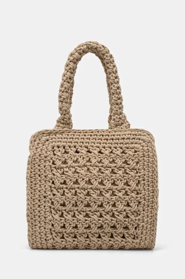 Abercrombie & Fitch Torbica Abercrombie & Fitch bež barva, KI154-5040