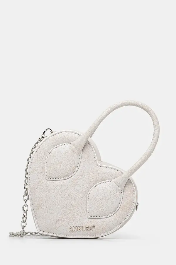 Ambush Torbica AMBUSH Crackle Heart Top Handle Bag