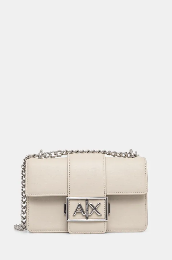 Armani Exchange Torbica Armani Exchange bež barva, XW000071 AF12039