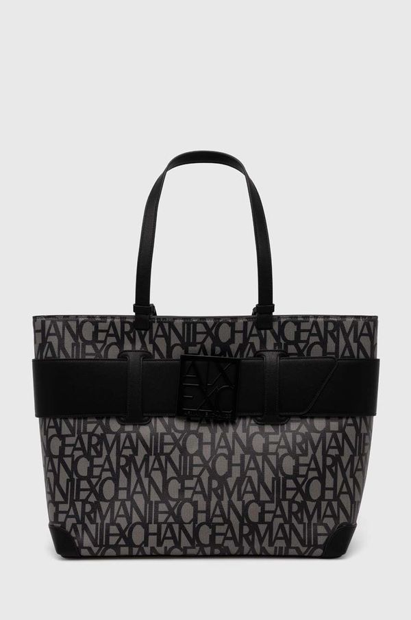 Armani Exchange Torbica Armani Exchange črna barva