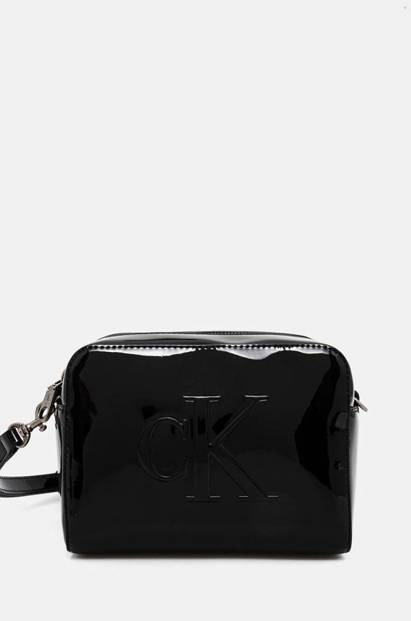 Calvin Klein Jeans Torbica Calvin Klein Jeans črna barva, K60K613054