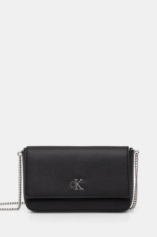 Calvin Klein Jeans Torbica Calvin Klein Jeans črna barva, LV04K1027G