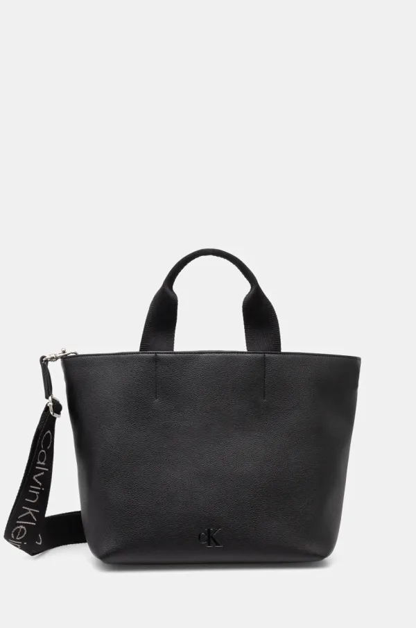 Calvin Klein Jeans Torbica Calvin Klein Jeans črna barva, LV04K3112G