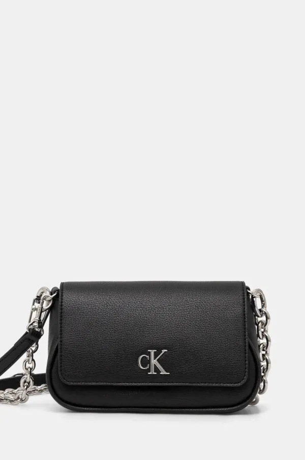 Calvin Klein Jeans Torbica Calvin Klein Jeans črna barva, LV04K3134G
