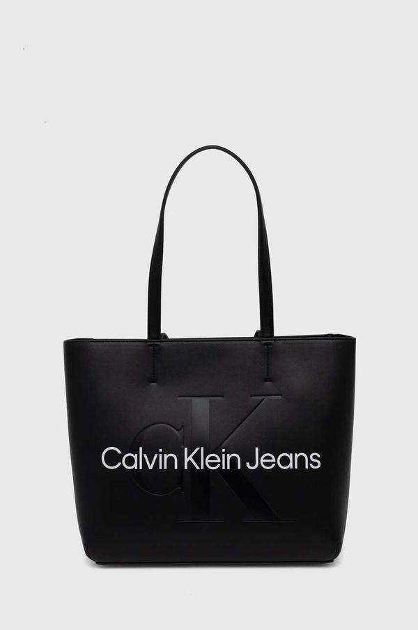 Calvin Klein Jeans Torbica Calvin Klein Jeans črna barva