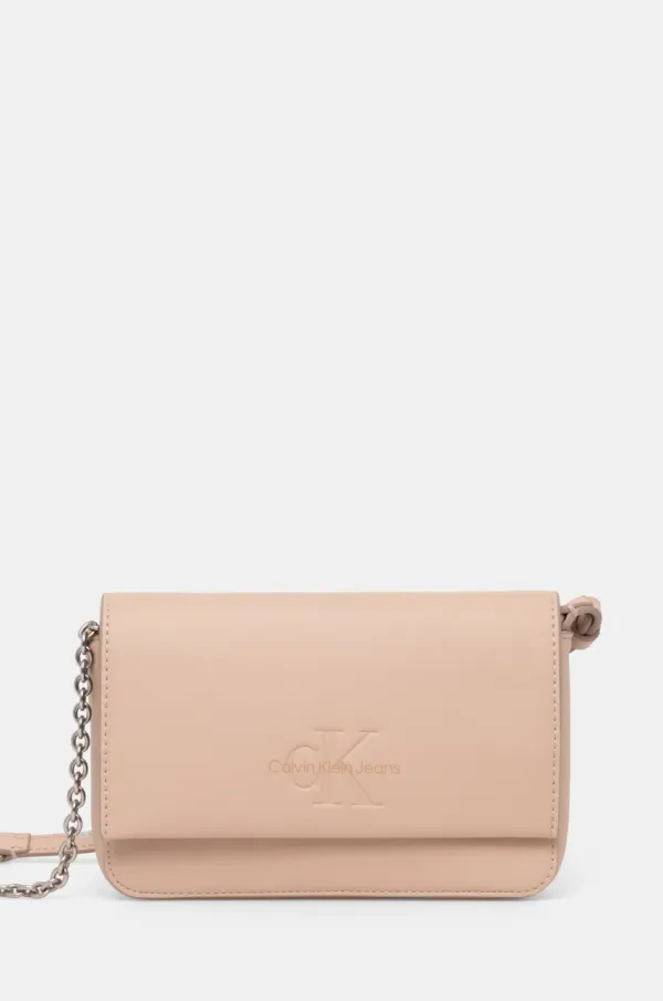 Calvin Klein Jeans Torbica Calvin Klein Jeans roza barva, K60K612375