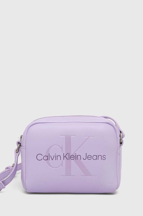 Calvin Klein Jeans Torbica Calvin Klein Jeans vijolična barva, K60K612220