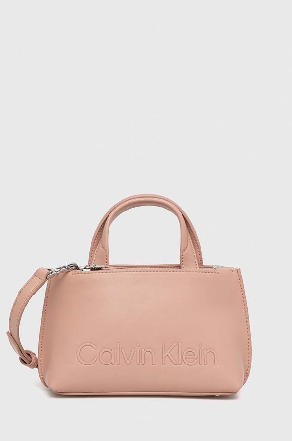 Calvin Klein torbica Calvin Klein roza barva