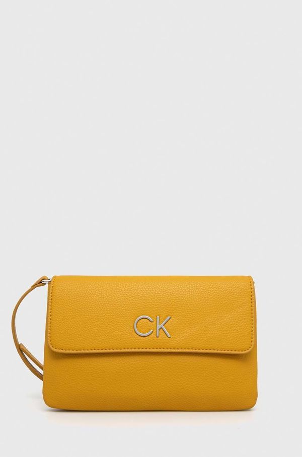 Calvin Klein torbica Calvin Klein zlata barva