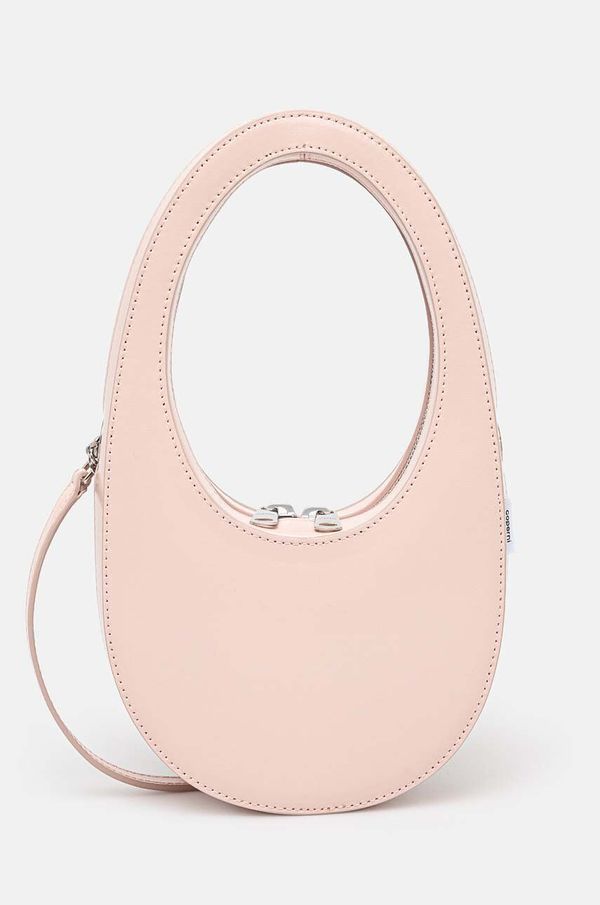 coperni Torbica Coperni Gloss Crossbody Mini Swipe Bag roza barva, COPBA38BISF6002