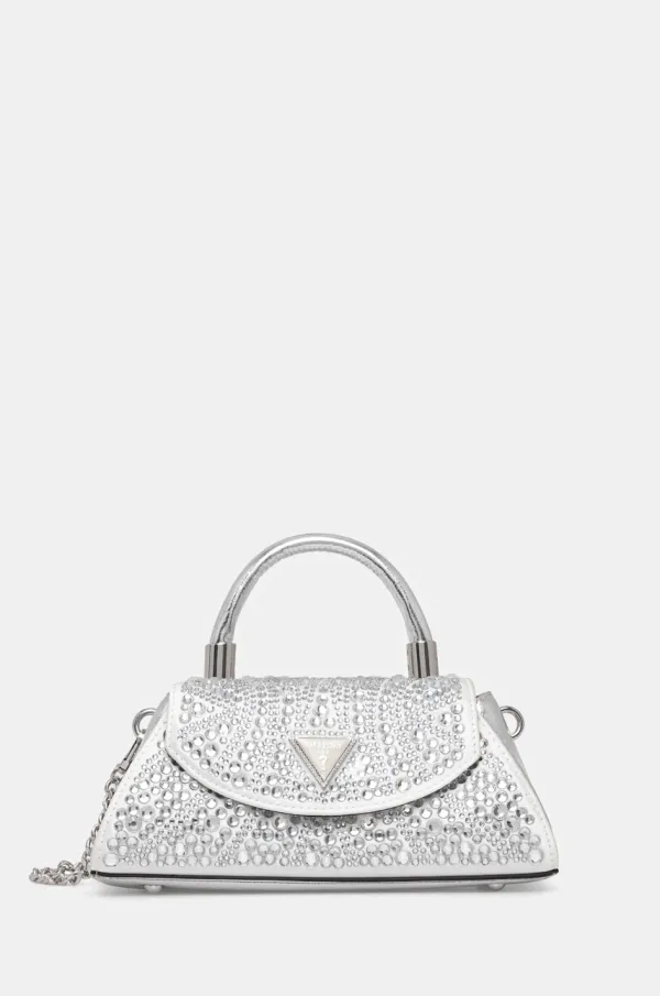 Guess Torbica Guess BEAUVOIR srebrna barva, HWXY95 28780