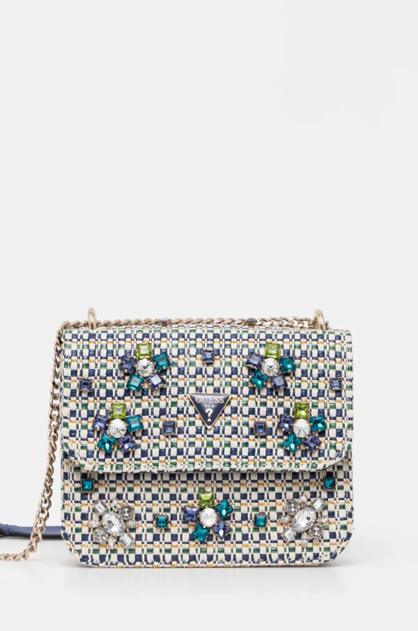 Guess Torbica Guess BEAUVOIR vijolična barva, HWWE95 28210