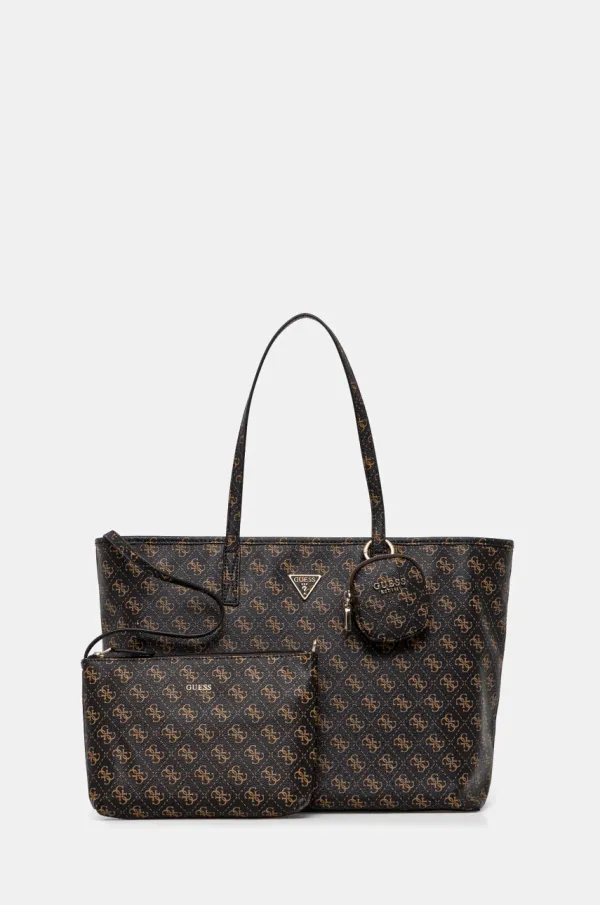 Guess Torbica Guess POWER PLAY rjava barva, HWQG90 06240