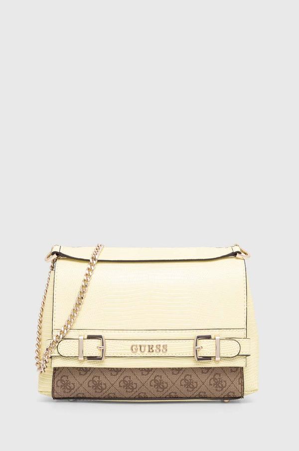 Guess Torbica Guess SESTRI rumena barva, HWSK90 01210