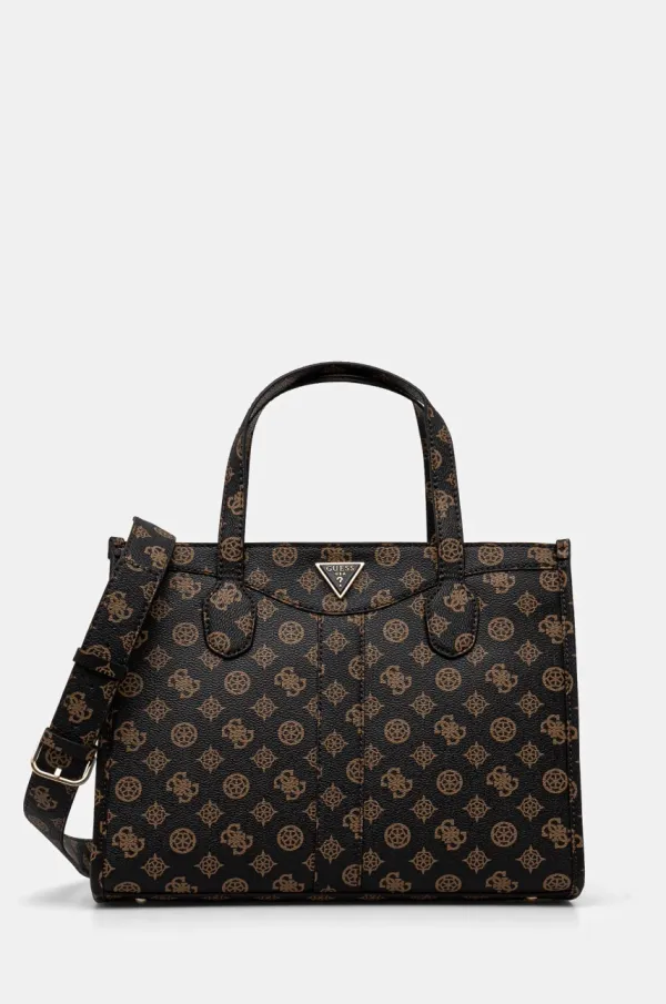 Guess Torbica Guess SILVANA rjava barva, HWPP86 65220