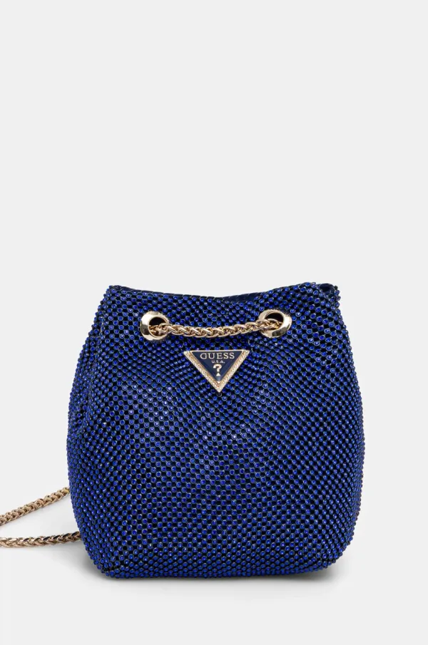 Guess Torbica Guess ZALINA mornarsko modra barva, HWRE93 50750