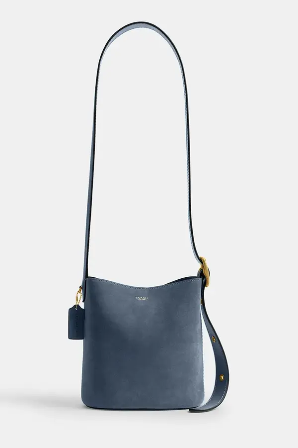 Coach Torbica iz semiša Coach Suede Bleecker Bucket 21