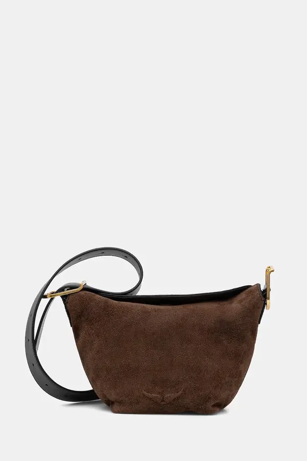 Zadig&Voltaire Torbica iz semiša ZADIG&VOLTAIRE